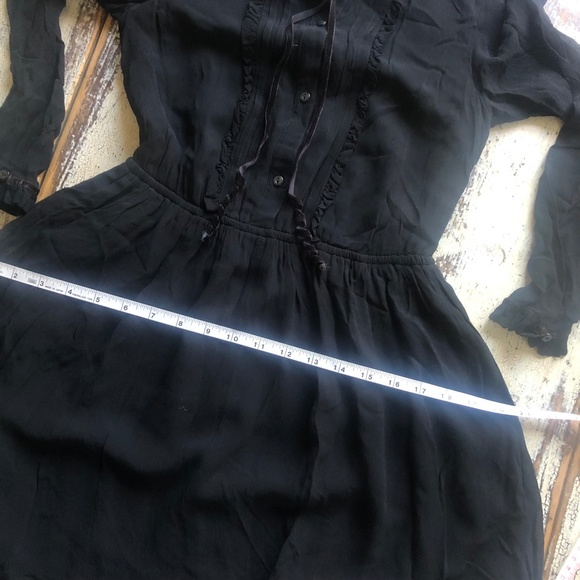 DENIM AND SUPPLY Black Western Long Sleeve Mini Dress XS EUC - Picture 7 of 11